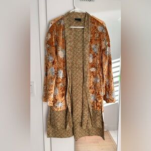 UO Velvet Kimono Jacket